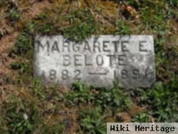 Margaret E Belote