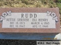 Nettie May Shriver Rudd