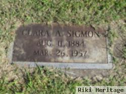 Clara A Isaac Sigmon