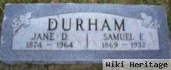 Samuel E Durham