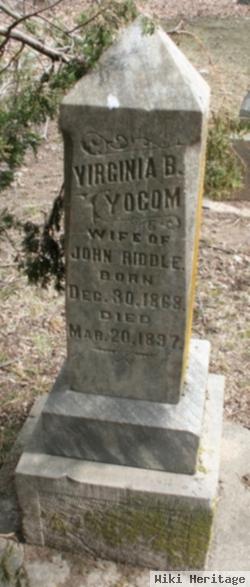 Virginia B. Yocom Riddle