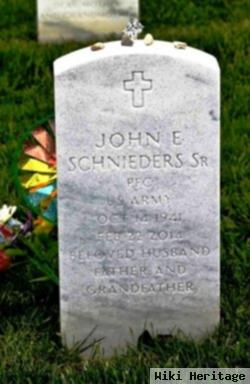 John E "eddie John" Schnieders, Sr