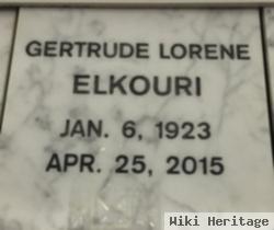 Gertrude Lorene Elkouri