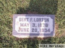 Bertram Francis "bert" Lorton