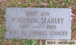 Mary Ann Holdren Stanley