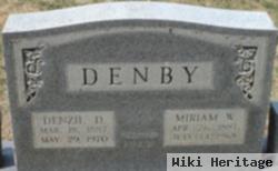 Miriam W Denby