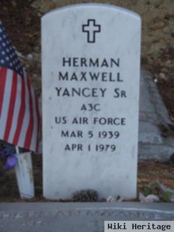 Herman Maxwell "maxie" Yancy, Sr.