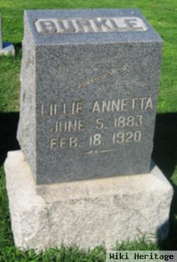 Lillie Annetta Burkle