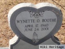 Wynette Ophelia Boothe