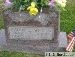 Pfc Ralph E Wilson