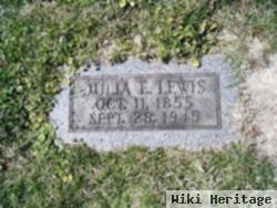 Julia E. Pate Lewis