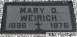 Mary D. "mollie" Rickabaugh Weirich