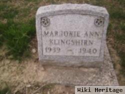 Marjorie Ann Klingshirn