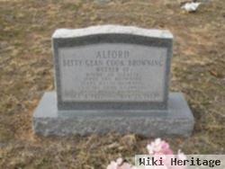 Betty Gean Cook Alford