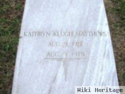 Kathryn Klugh Matthews