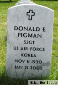 Sgt Donald E. Pigman