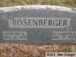 Elizabeth A Rosenberger