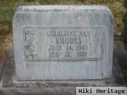 Geraldine Rose "geri" Thompson Rhodes