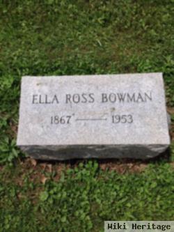 Eleanor J. "ella" Ross Bowman