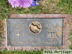 Milton Eugene "gene" Howell