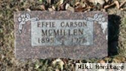 Effie Carson Mcmillen, I