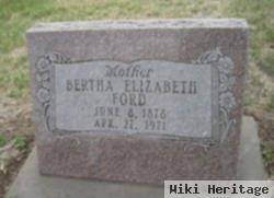 Bertha Elizabeth Wilcox Ford