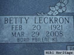 Betty L. Leckron Swint