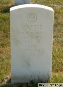 Martha S. "mattie" Weathersbee Ouzts