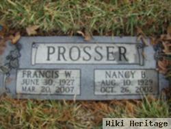 Francis W. "frank" Prosser, Jr