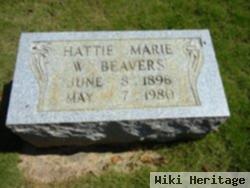 Hattie Marie Webb Beavers