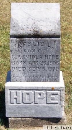 Leslie Lee Hope