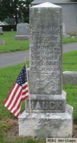 Mary "minnie" Singiser Hauck