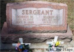 Donnie M Sergeant