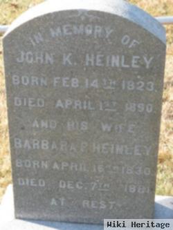 John K Heinley