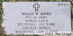 Pvt Willes W Jones
