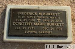 Frederick M Burkett