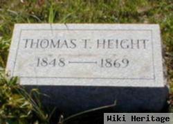 Thomas T Height