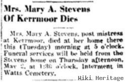 Mary A. Stevens