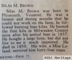 Silas M Brown