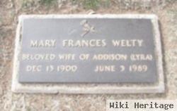 Mary Frances Welty