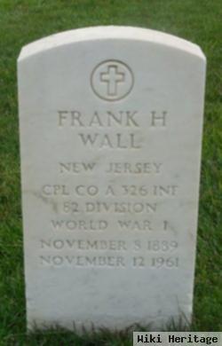 Frank H Wall