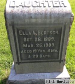 Ella A Bertsch