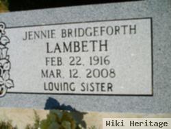 Jennie Bridgeforth Lambert