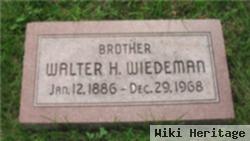 Walter H Wiedeman