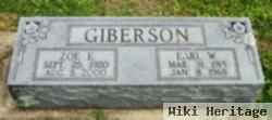 Earl W Giberson