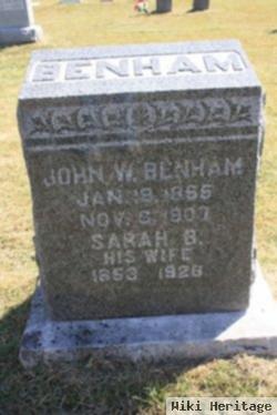 Sarah Belle Dobbins Inman Benham