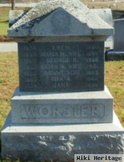 Ebenezer "eben" Worster