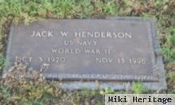 Jack W Henderson