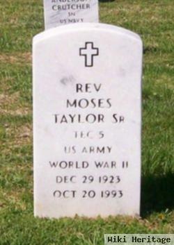 Rev Moses Taylor, Sr