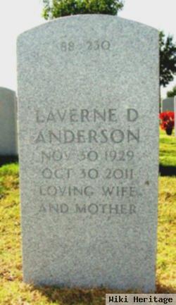 Laverne D Anderson